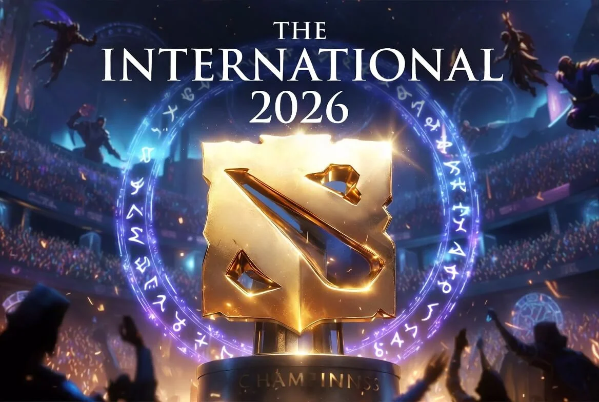 Афиша чемпионата Dota 2 в Шанхае