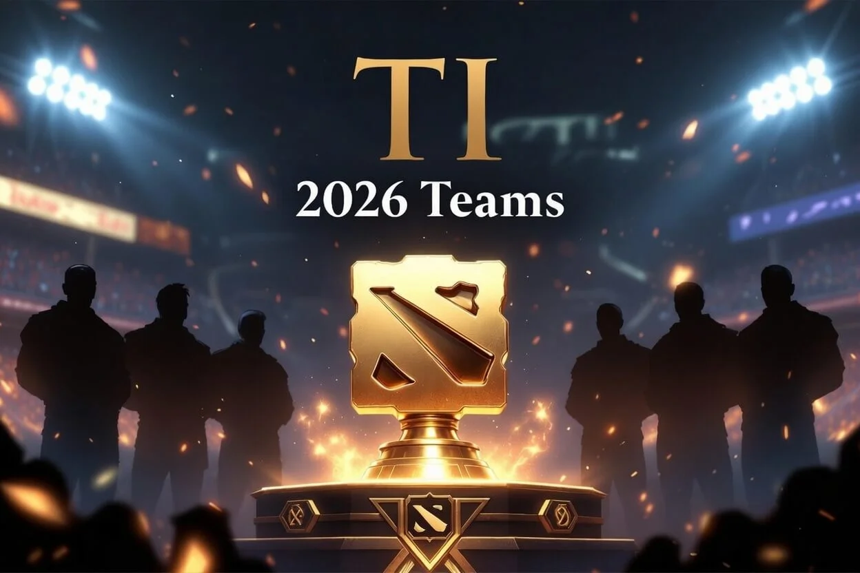 Команды-участники мирового первенства Dota 2 2026 года